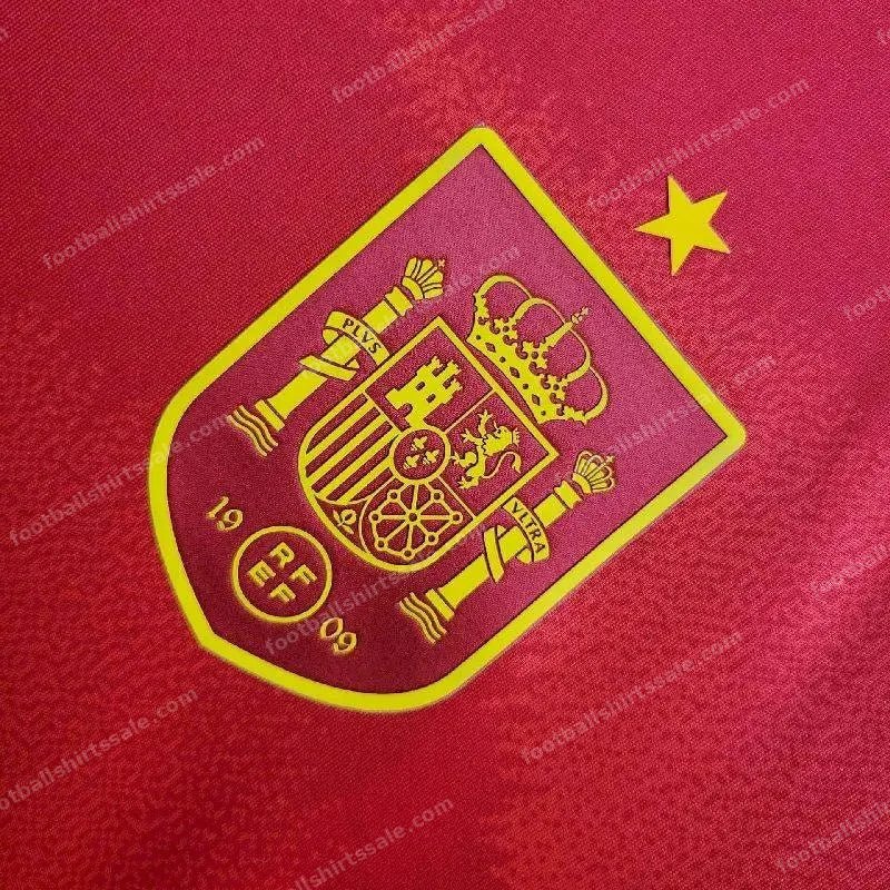 2024 Spain Home Football Shirt - Detail 9