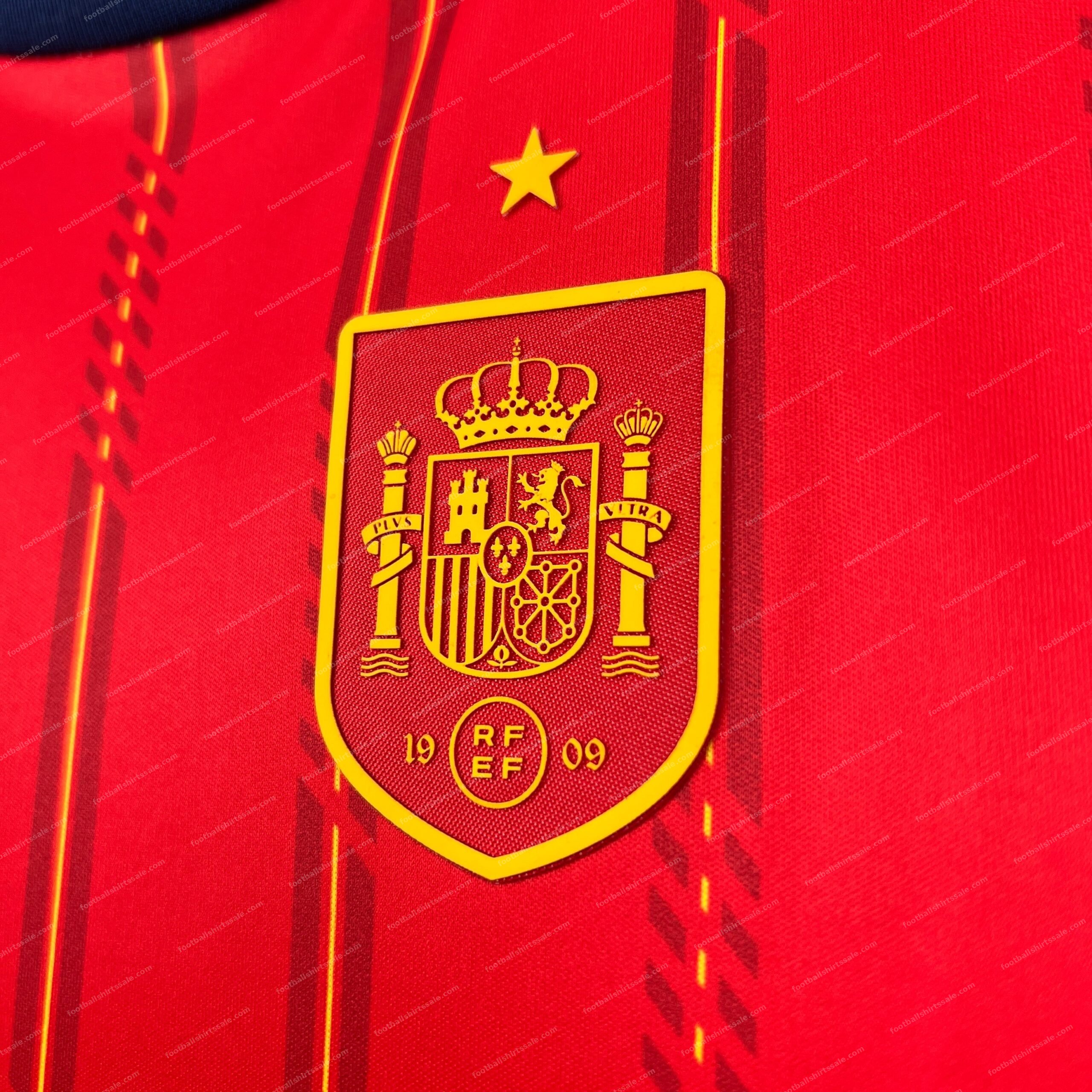 2026 Spain Home World Cup Football Shirt Kids Size - Detail 4