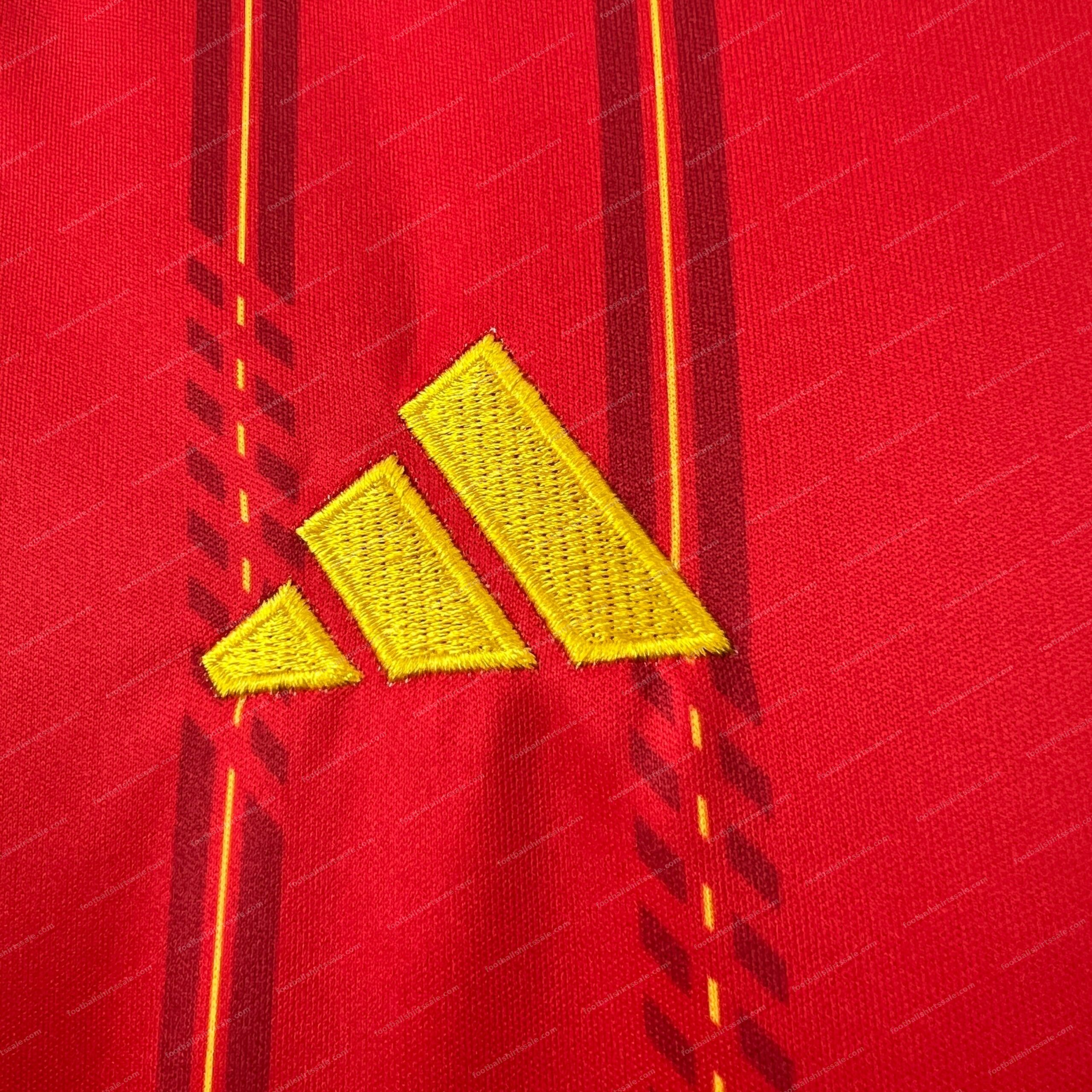 2026 Spain Home World Cup Football Shirt Kids Size - Detail 5