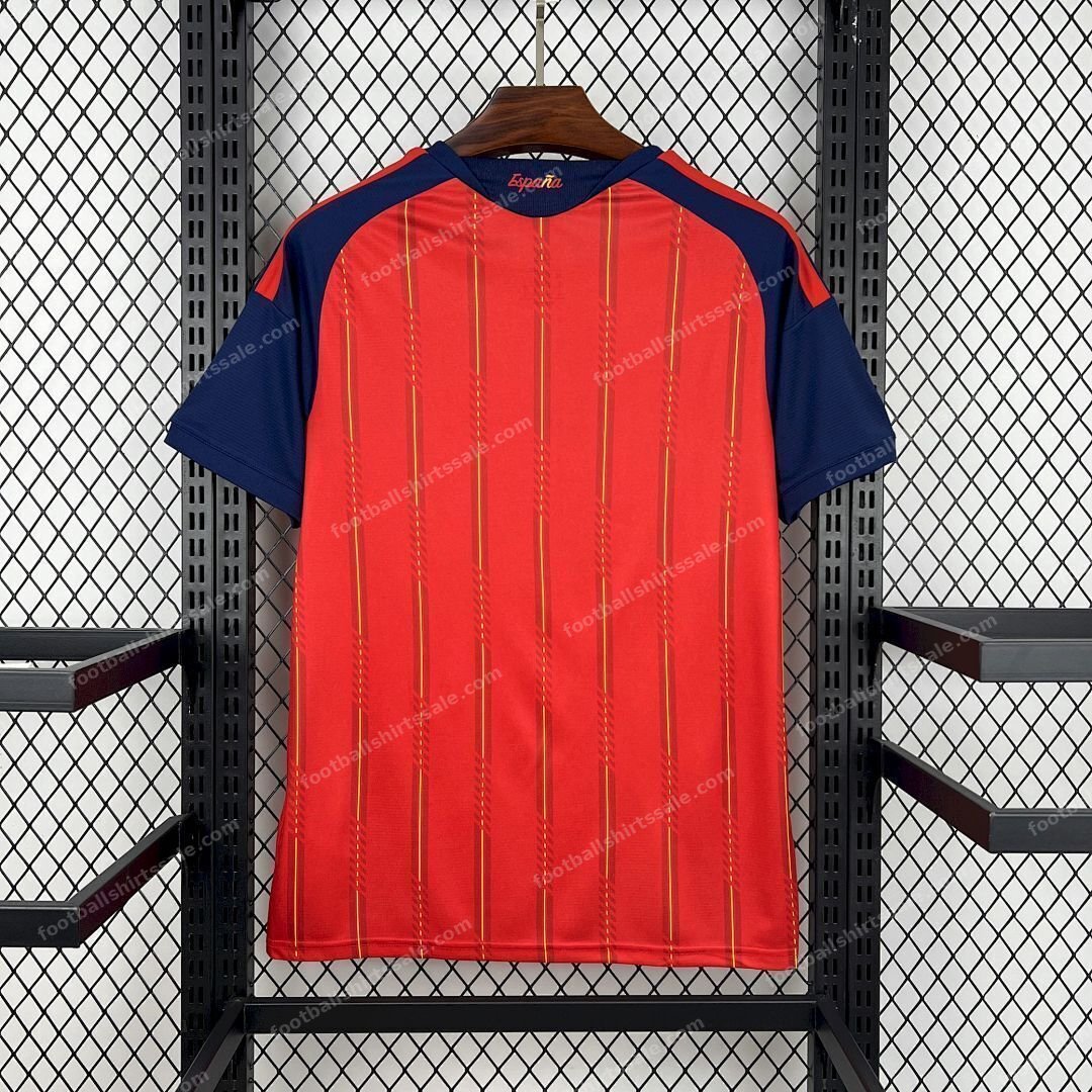2026 Spain Home World Cup Football Jersey - Detail 1