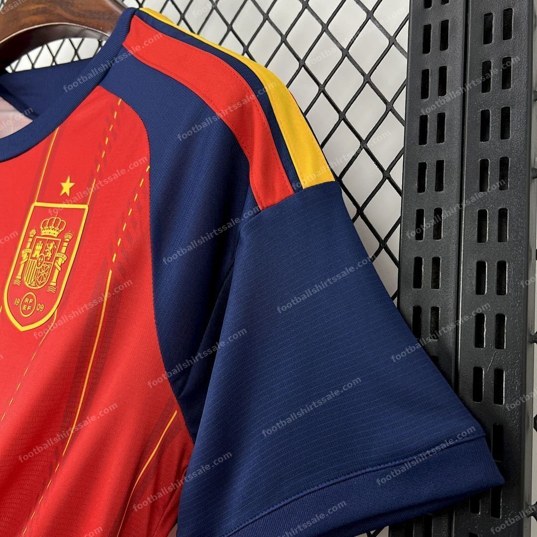 2026 Spain Home World Cup Football Jersey - Detail 2