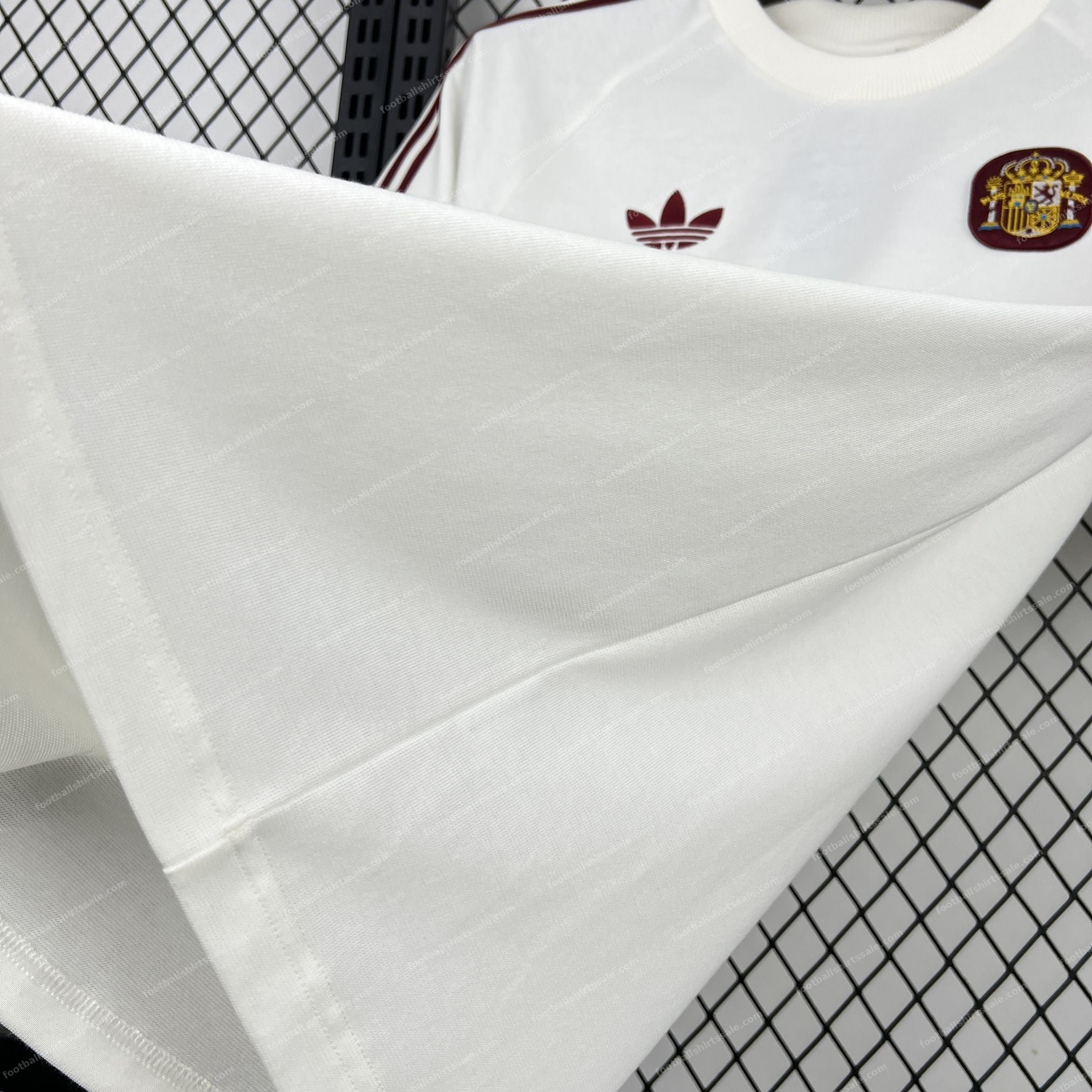 2026 Spain White US Packs Casual Shirt - Detail 6