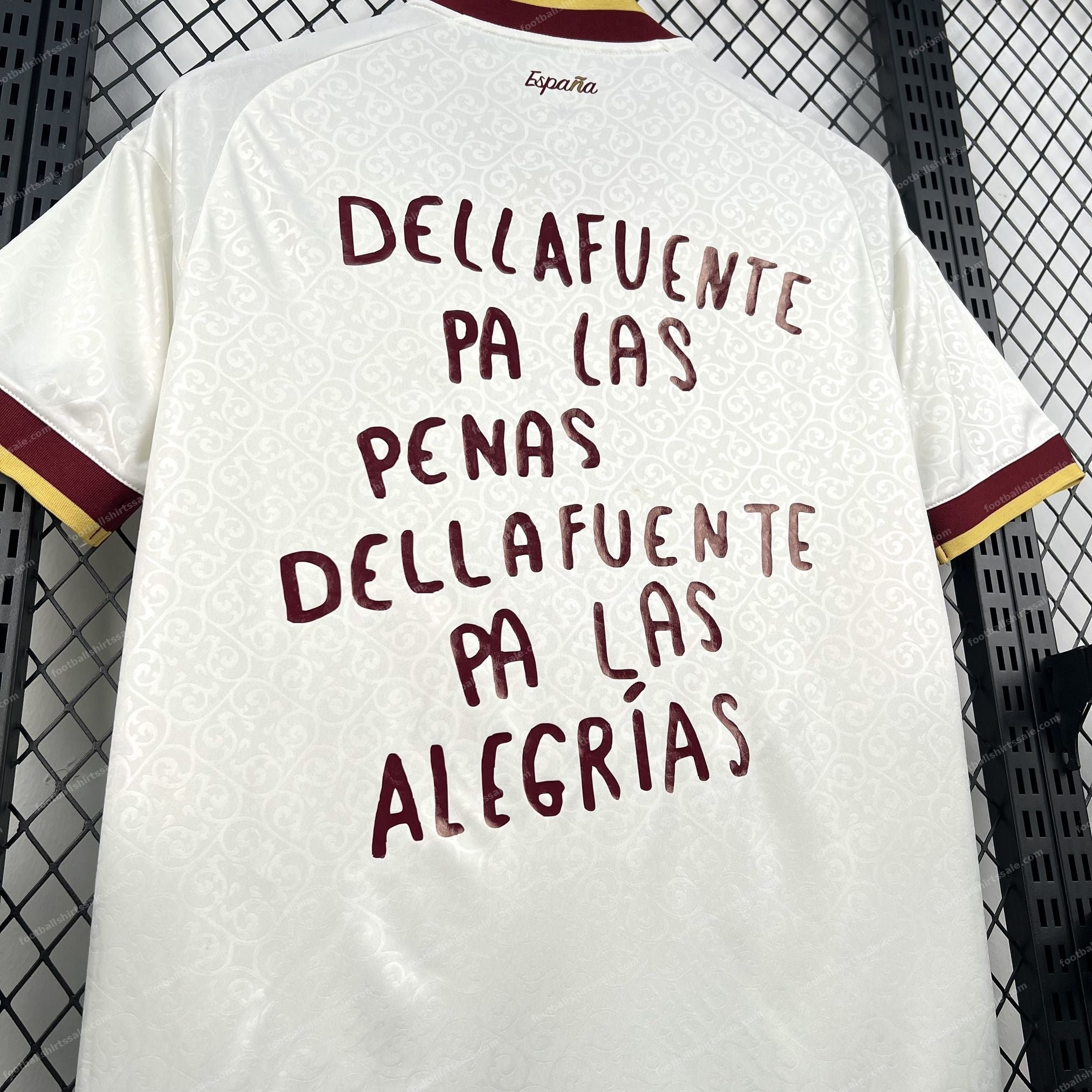 2026 Spain X Dellafuente Away World Cup Football Jersey - Detail 1