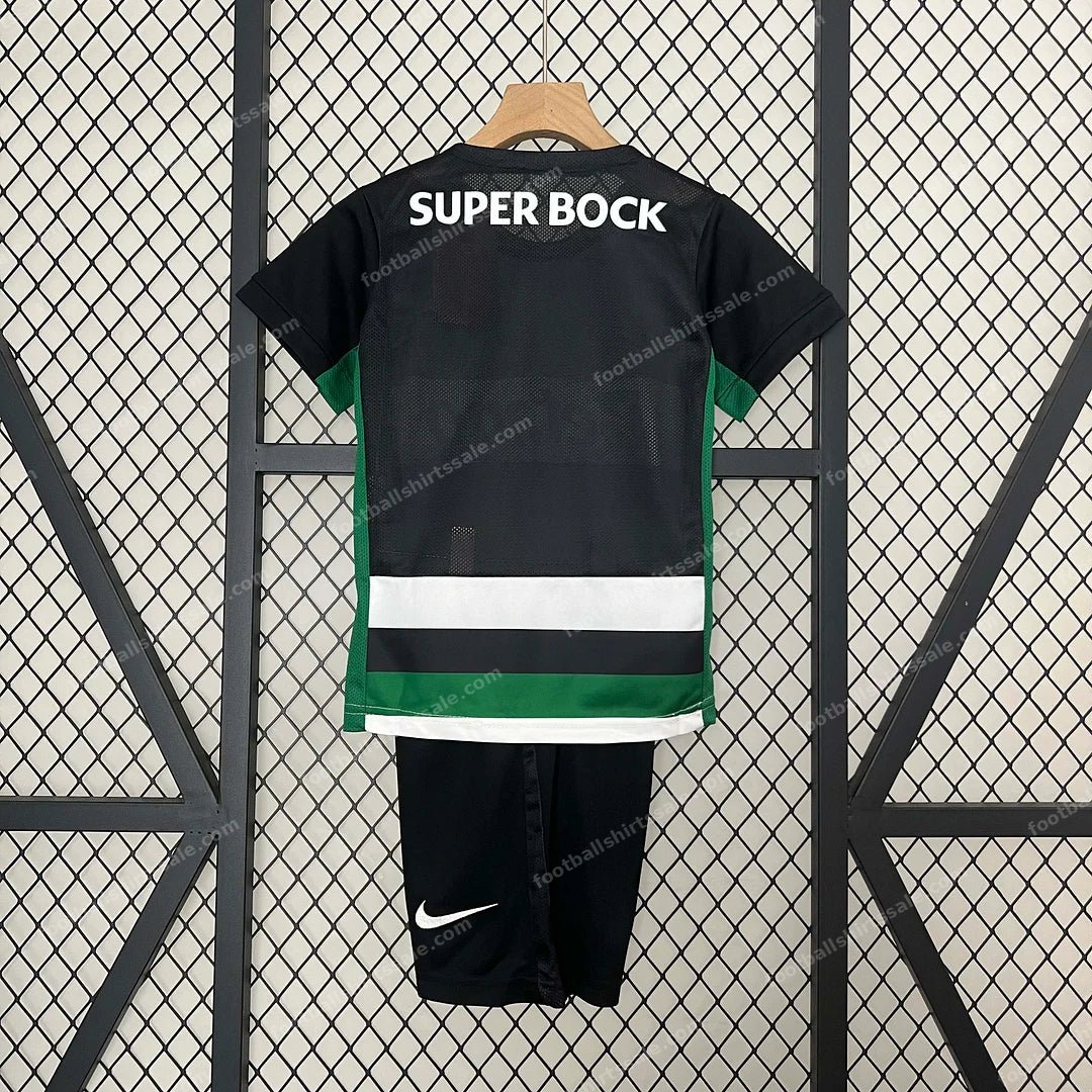 2024/2025 Sporting Lisbon Home Football Shirt 1:1 Thai Quality Kids Size - Detail 1