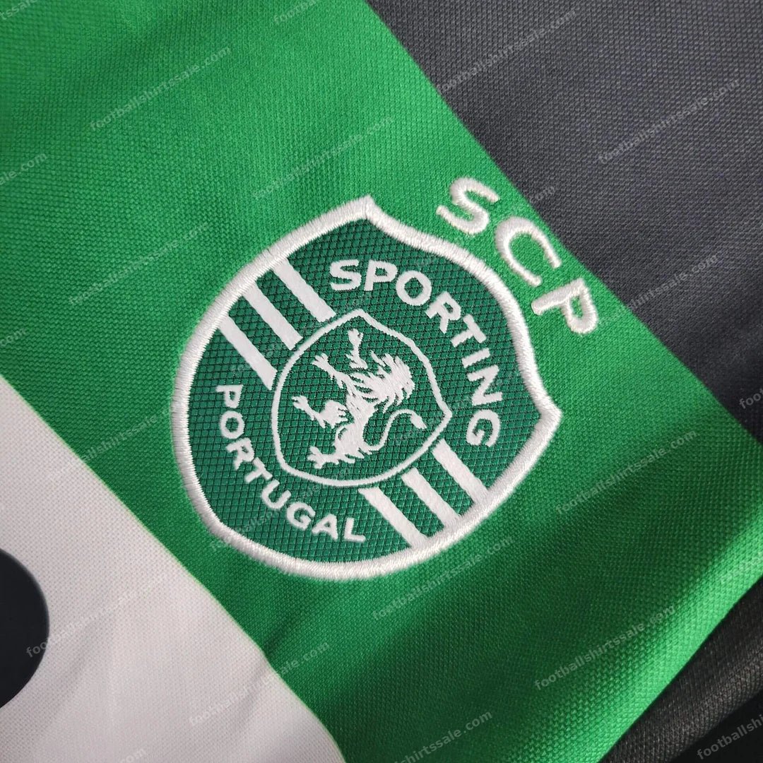 2024/2025 Sporting Lisbon Home Football Shirt 1:1 Thai Quality Kids Size - Detail 4
