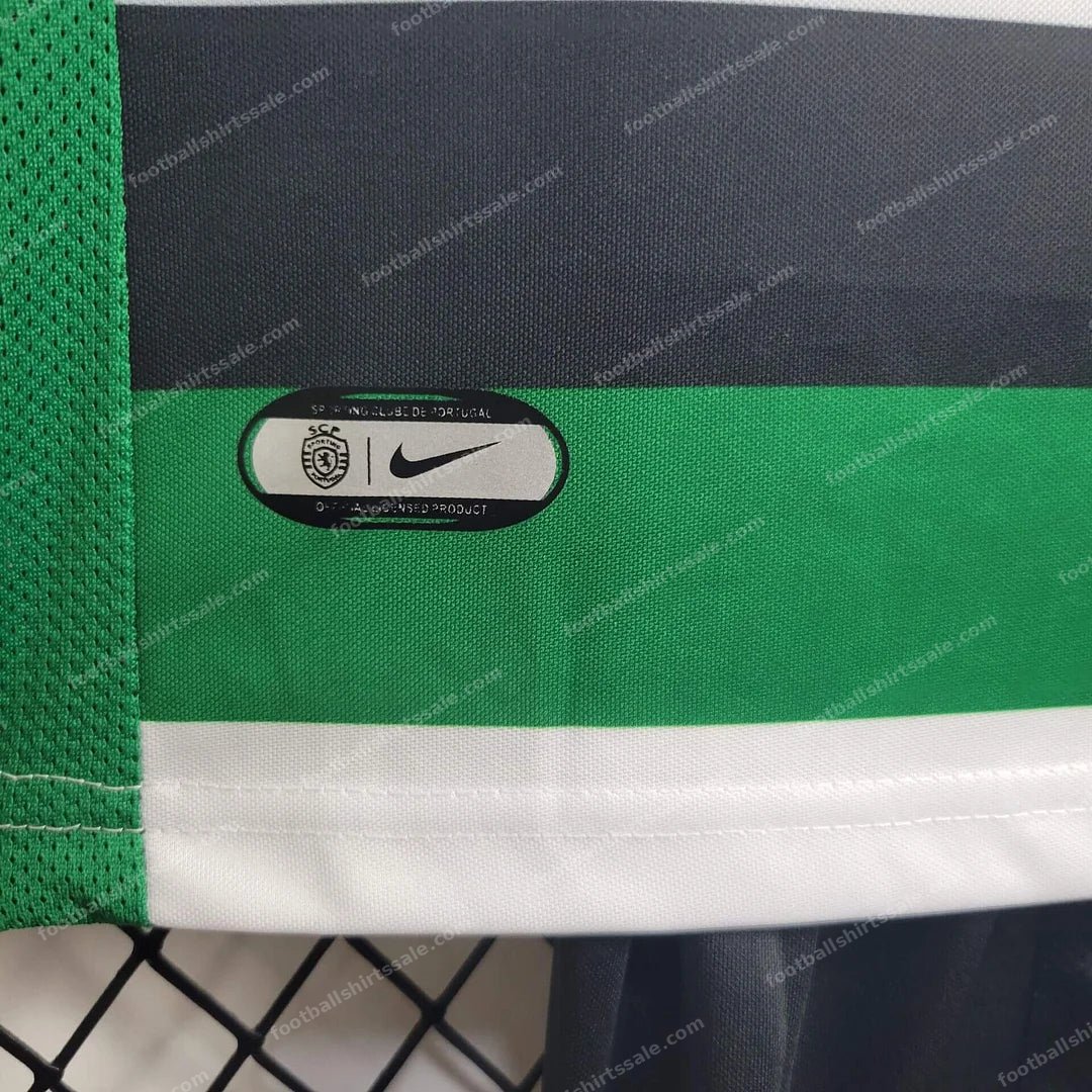 2024/2025 Sporting Lisbon Home Football Shirt 1:1 Thai Quality Kids Size - Detail 5