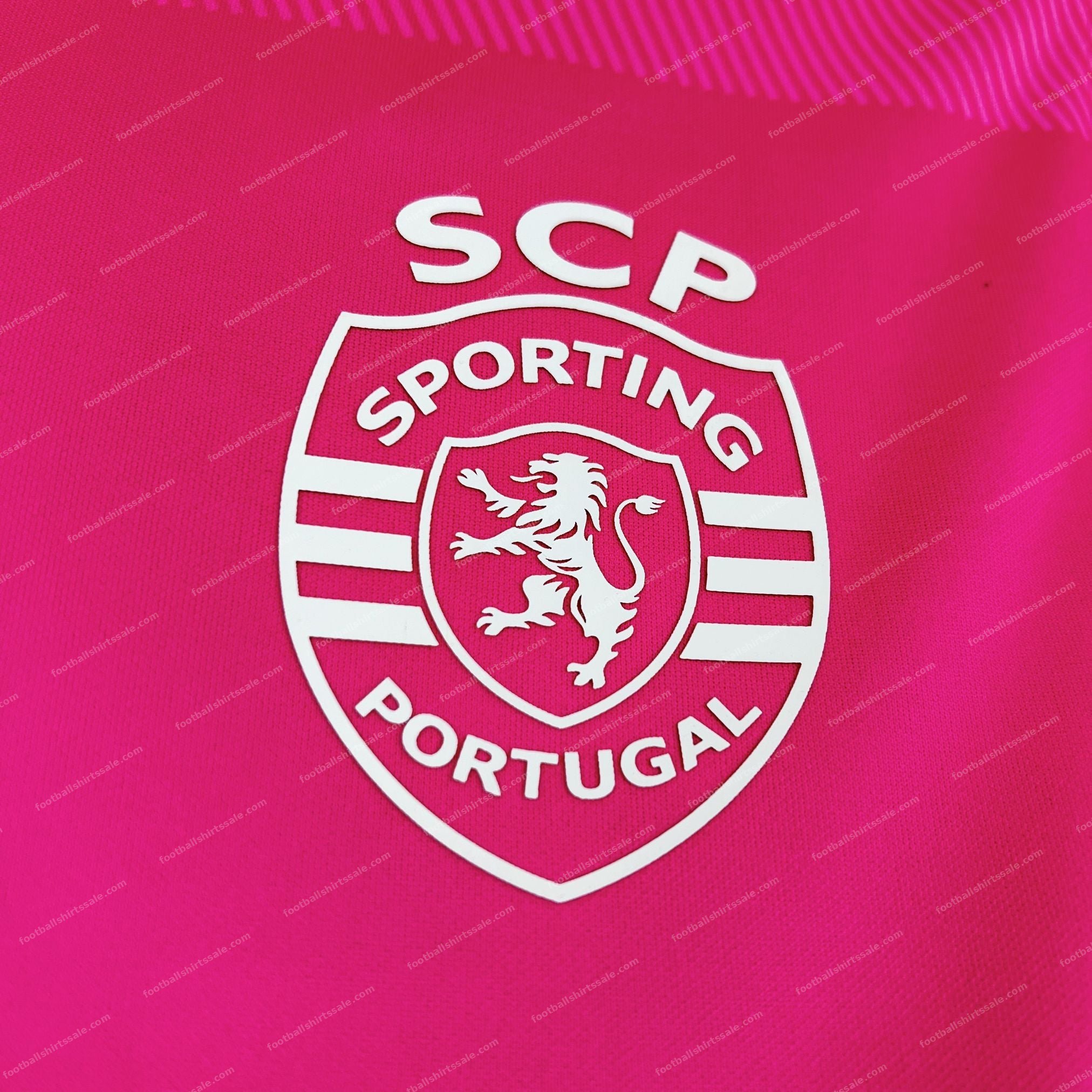 2026/2027 Sporting Lisbon Pink Edition Football Shirt - Detail 6