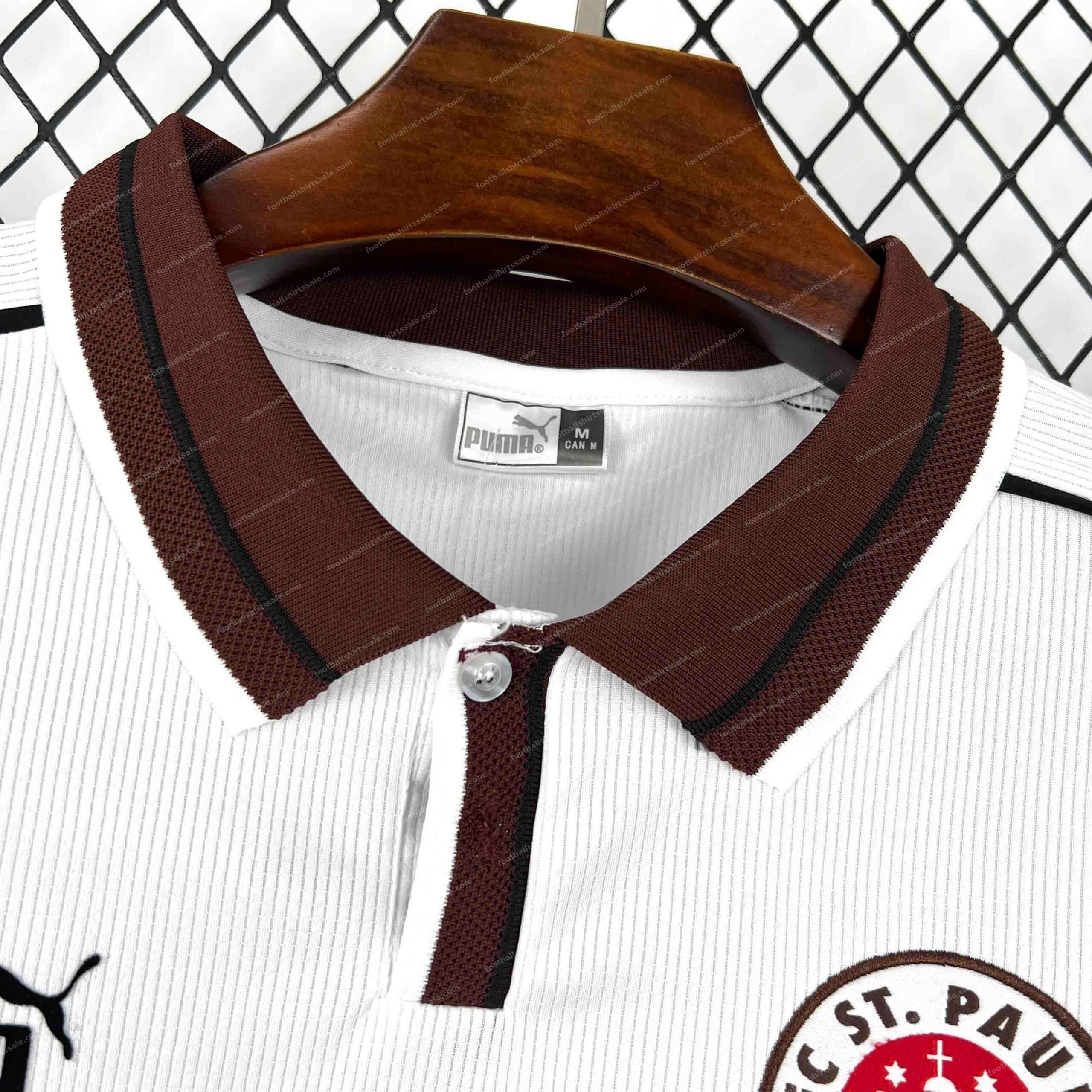 1999-2000 St. Pauli Home Retro Kit Vintage Shirt - Detail 3