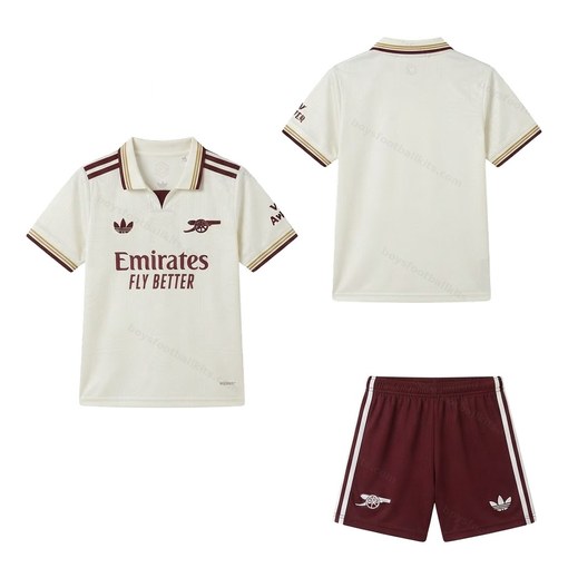 Arsenal Third Kids Football Kit 25/26