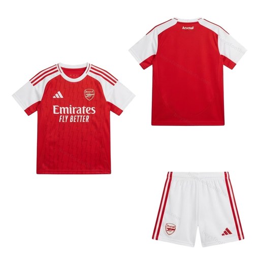 Arsenal Home Kids Football Kit 25/26
