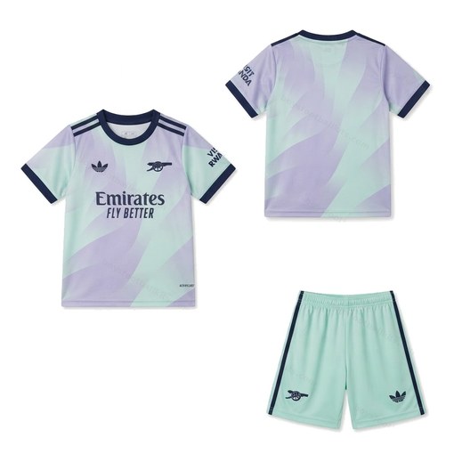 Arsenal Third Kids Football Kit 24/25