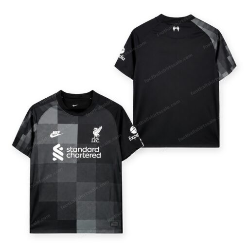 Liverpool Retro Goalkeeper Black Football Shirt 21/22