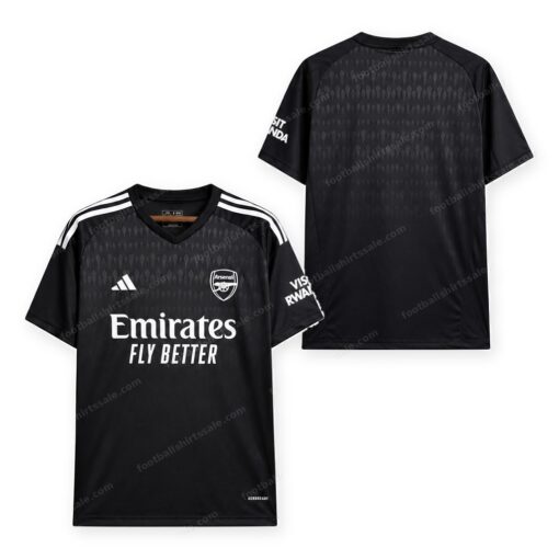 Arsenal Goalkeeper Black Football Shirt 23/24