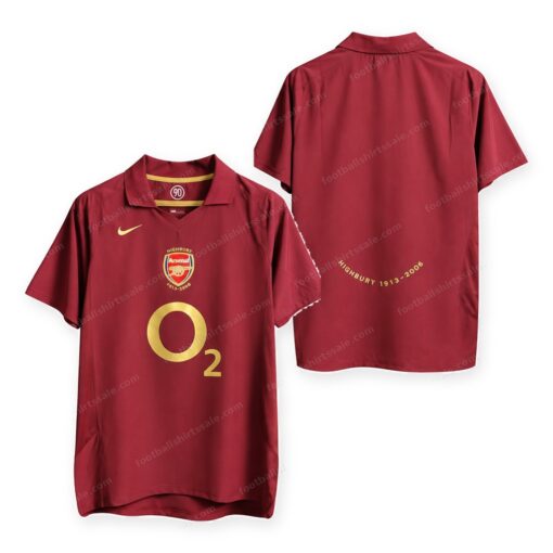 Arsenal Retro Home Football Shirt 05/06