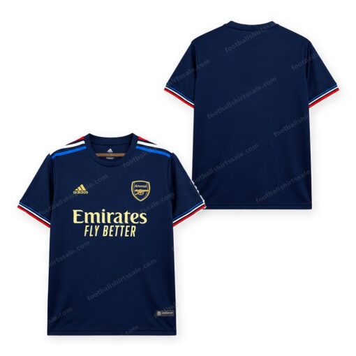 Arsenal French Special Edition Blue Football Shirt 2023