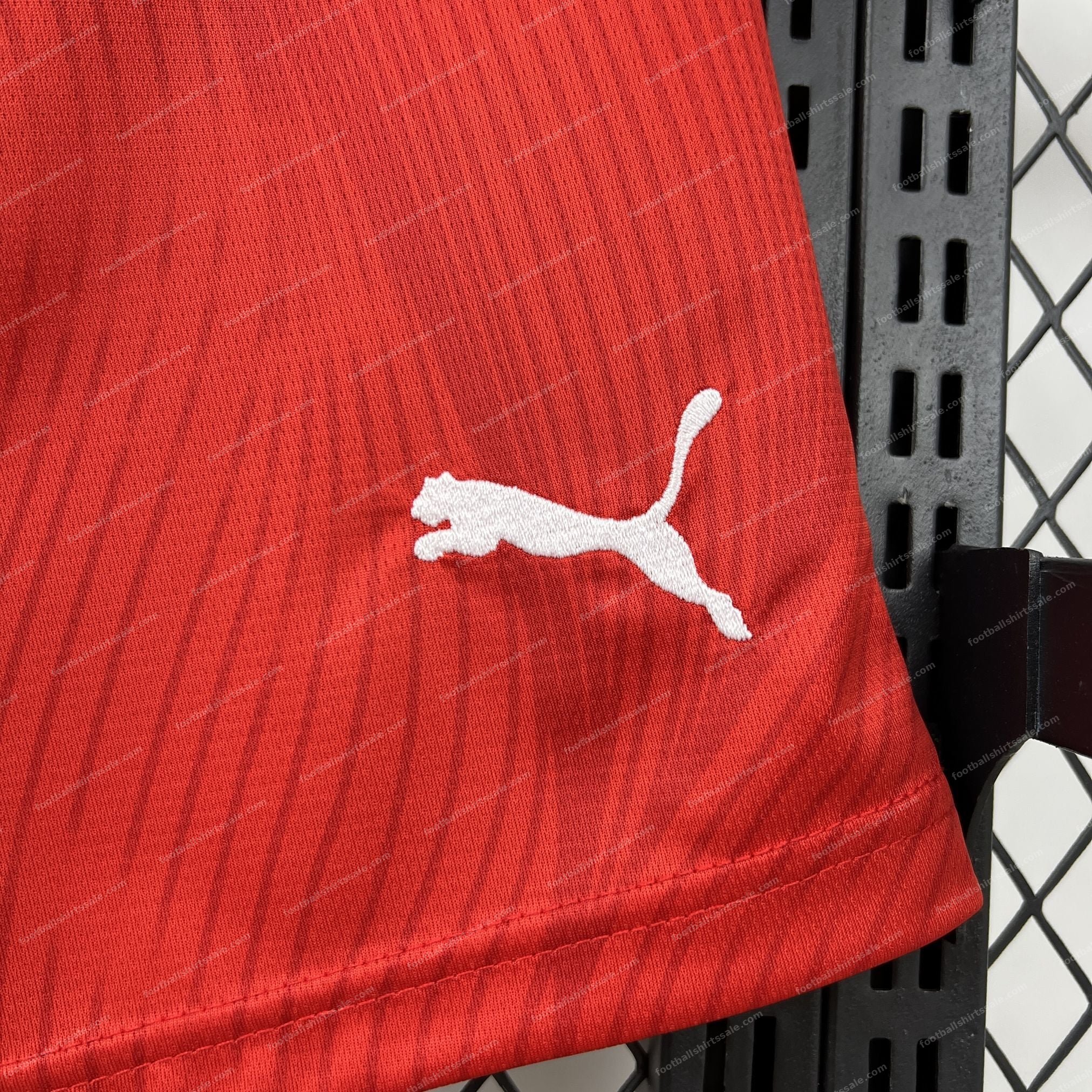 2026 Switzerland Home World Cup Shorts - Detail 4