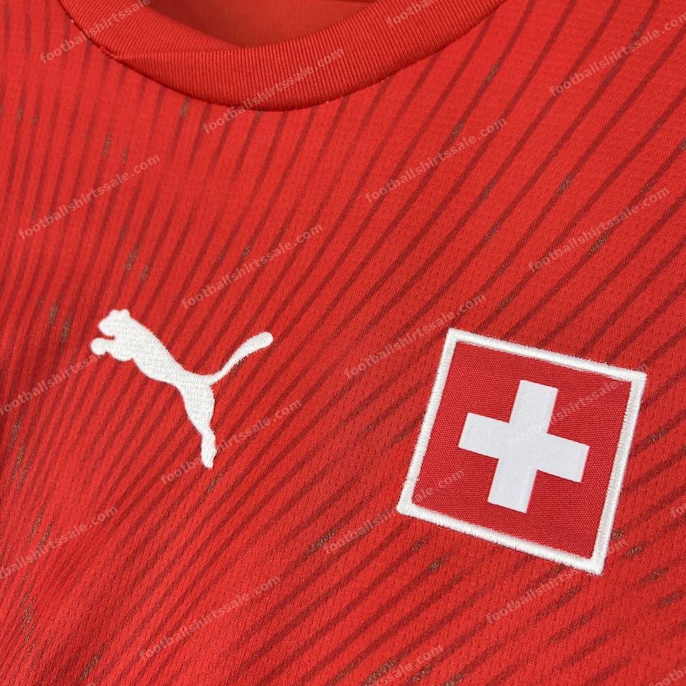 2026 Switzerland World Cup Home Football Jersey - Detail 4