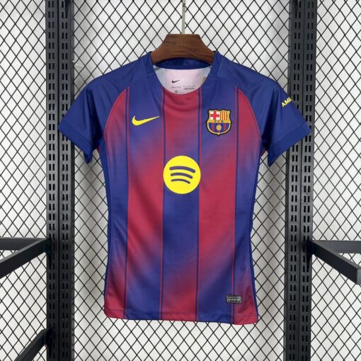 Womens 2025/2026 Barcelona Home Football Shirt