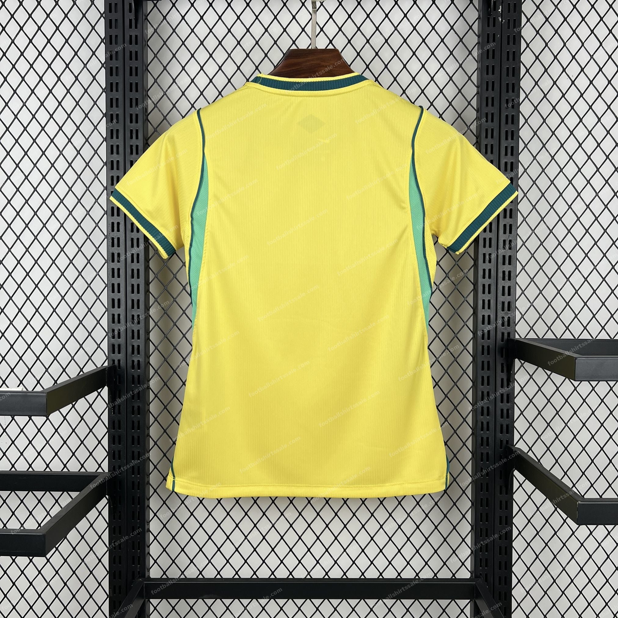 Womens 2026 Brazil Home World Cup Jersey - Detail 1