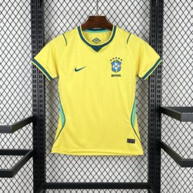Womens 2026 Brazil Home World Cup Jersey