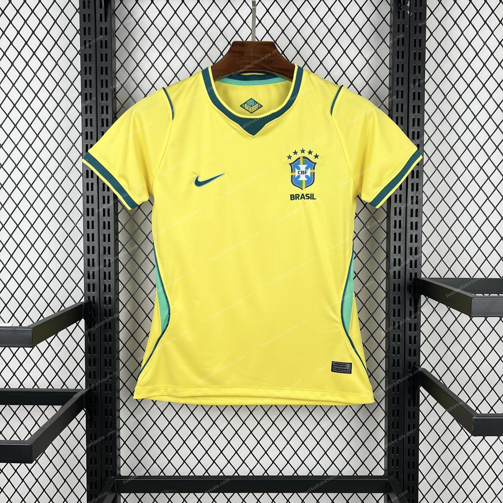 Womens 2026 Brazil Home World Cup Jersey