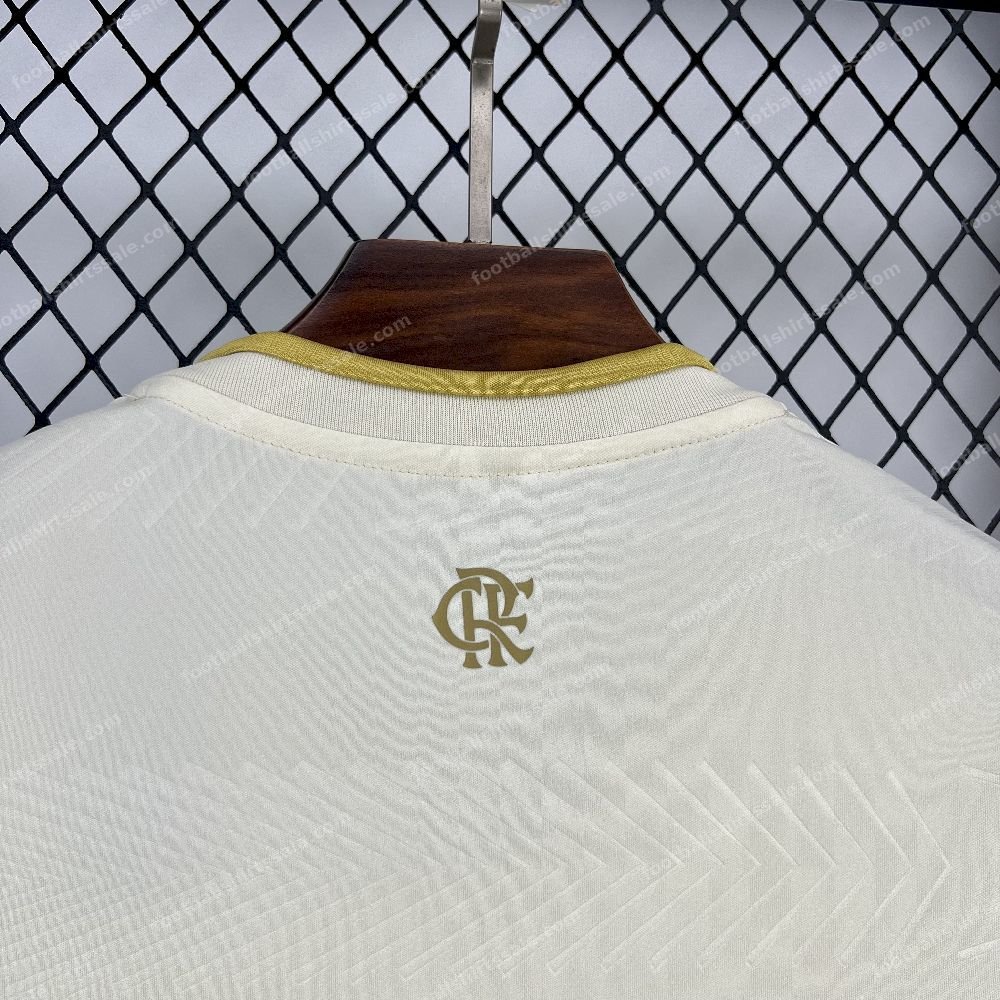 Womens 2025/2026 Flamengo Third Away Football Shirt - Detail 4