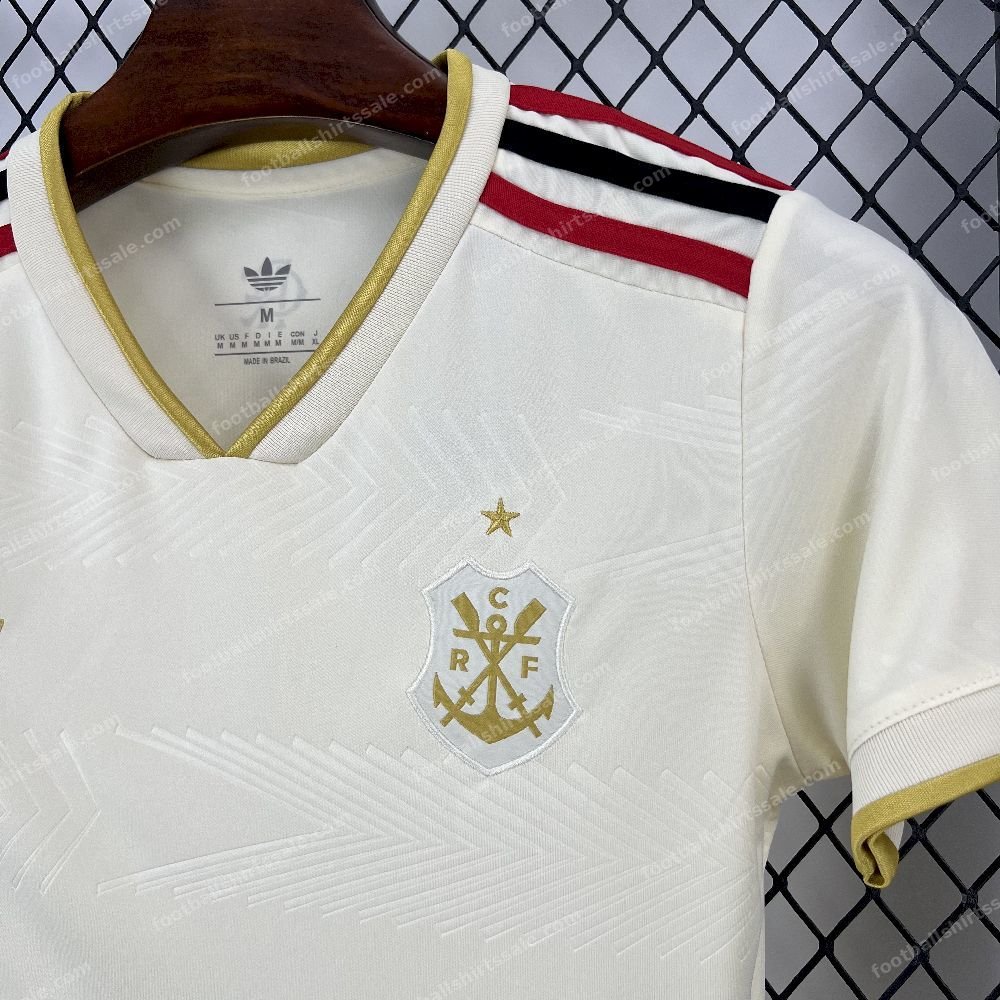 Womens 2025/2026 Flamengo Third Away Football Shirt - Detail 6