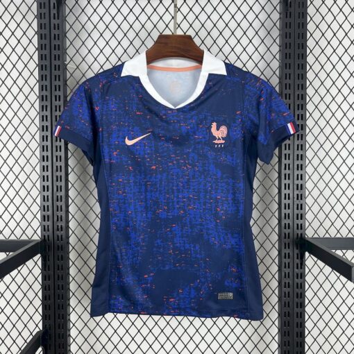Womens 2026 France Home World Cup Football Jersey