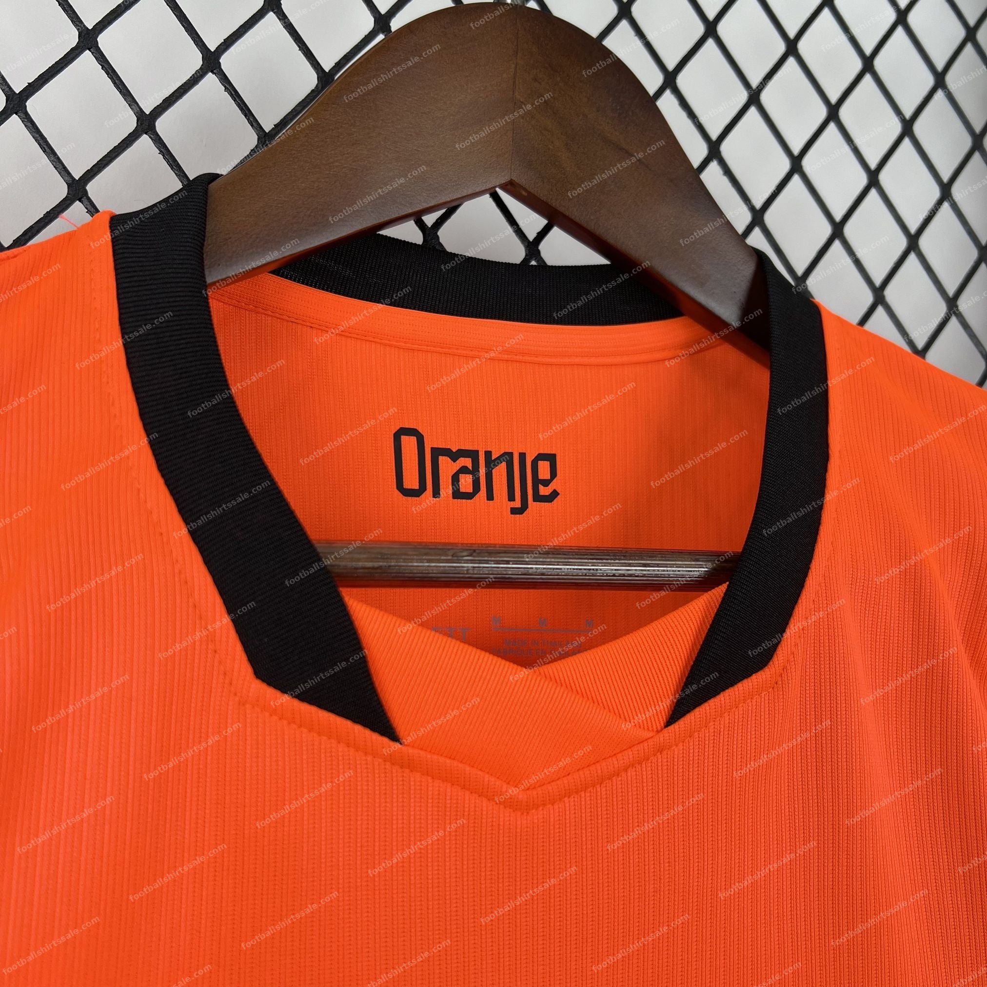 Womens 2026 Netherlands Home World Cup Football Shirt - Detail 3