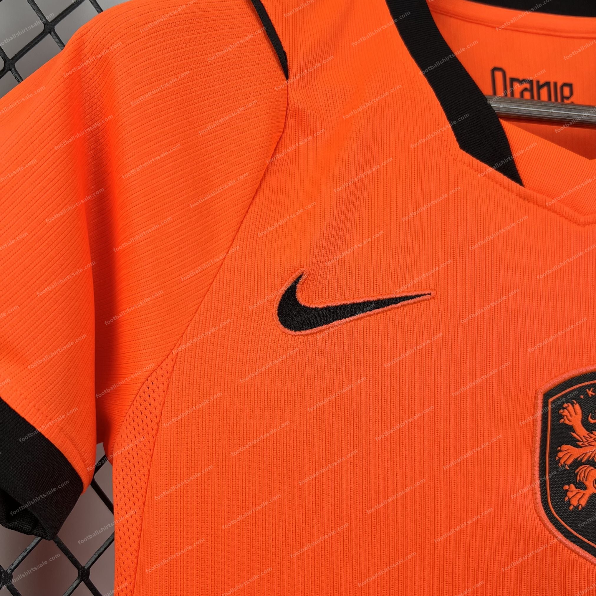 Womens 2026 Netherlands Home World Cup Football Shirt - Detail 5
