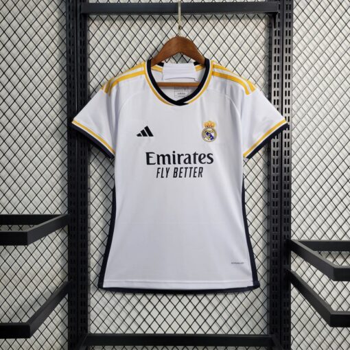 Womens 2023/2024 Real Madrid Home Football Shirt