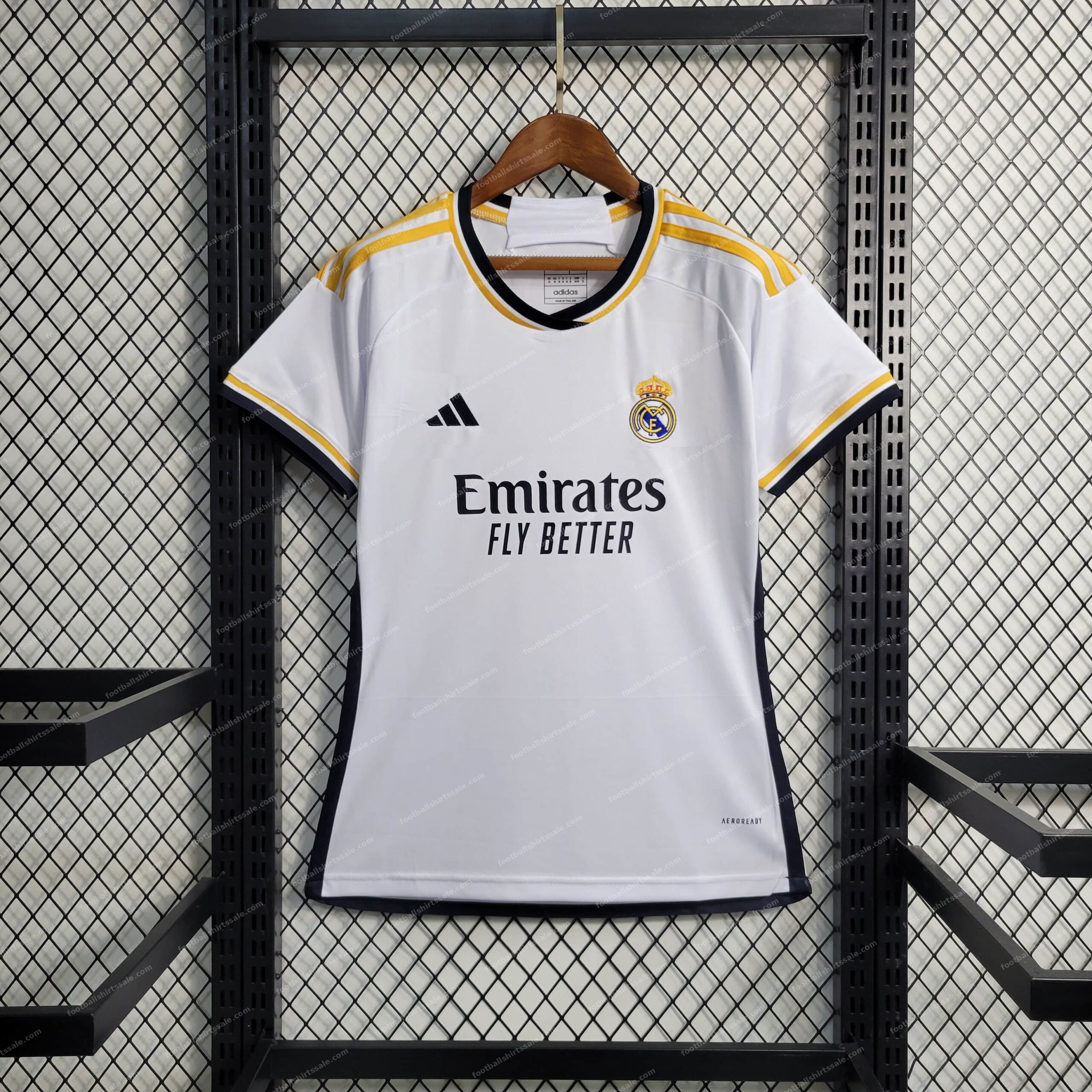 Womens 2023/2024 Real Madrid Home Football Shirt