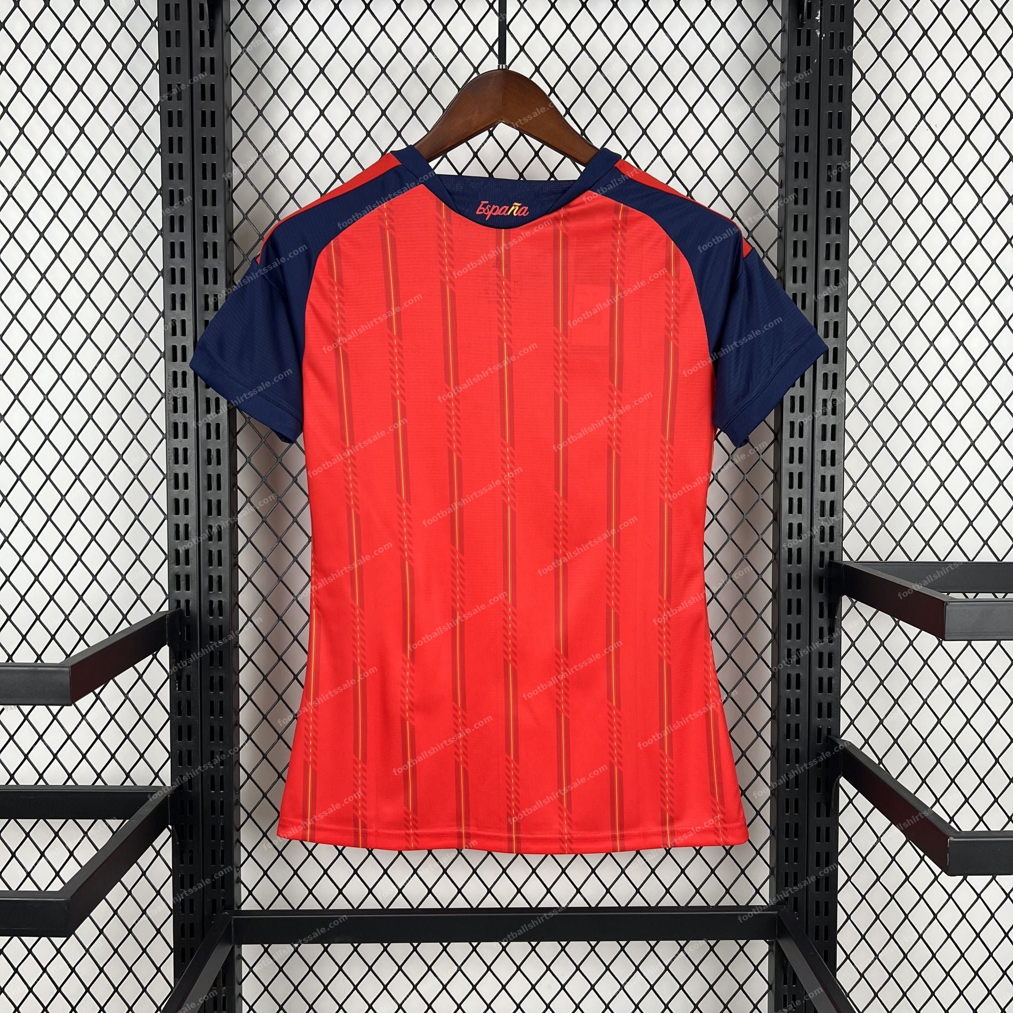 Womens 2026 Spain Home World Cup Football Jersey - Detail 1