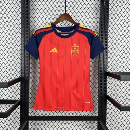 Womens 2026 Spain Home World Cup Football Jersey
