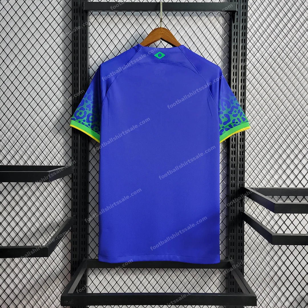 2022 World Cup Brazil Away Soccer Jersey - Detail 1