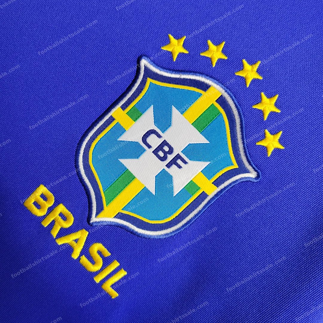 2022 World Cup Brazil Away Soccer Jersey - Detail 4