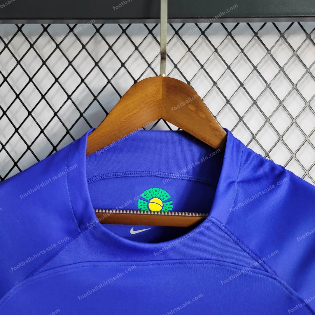 2022 World Cup Brazil Away Soccer Jersey - Detail 7