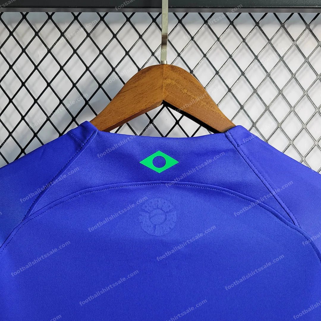 2022 World Cup Brazil Away Soccer Jersey - Detail 8