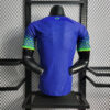 2022 World Cup Brazil Away Soccer Jersey – Player Version - Detail 1