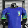2022 World Cup Brazil Away Soccer Jersey – Player Version - Detail 2