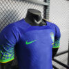 2022 World Cup Brazil Away Soccer Jersey – Player Version - Detail 3