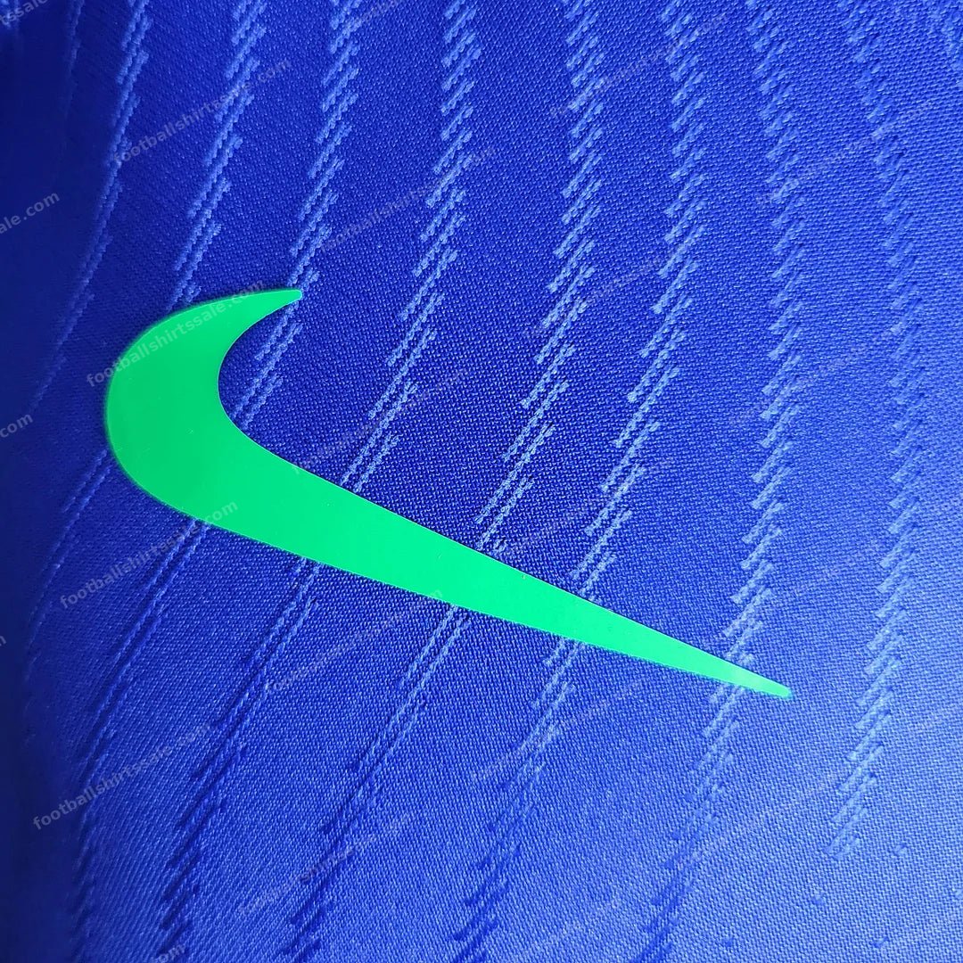 2022 World Cup Brazil Away Soccer Jersey – Player Version - Detail 4