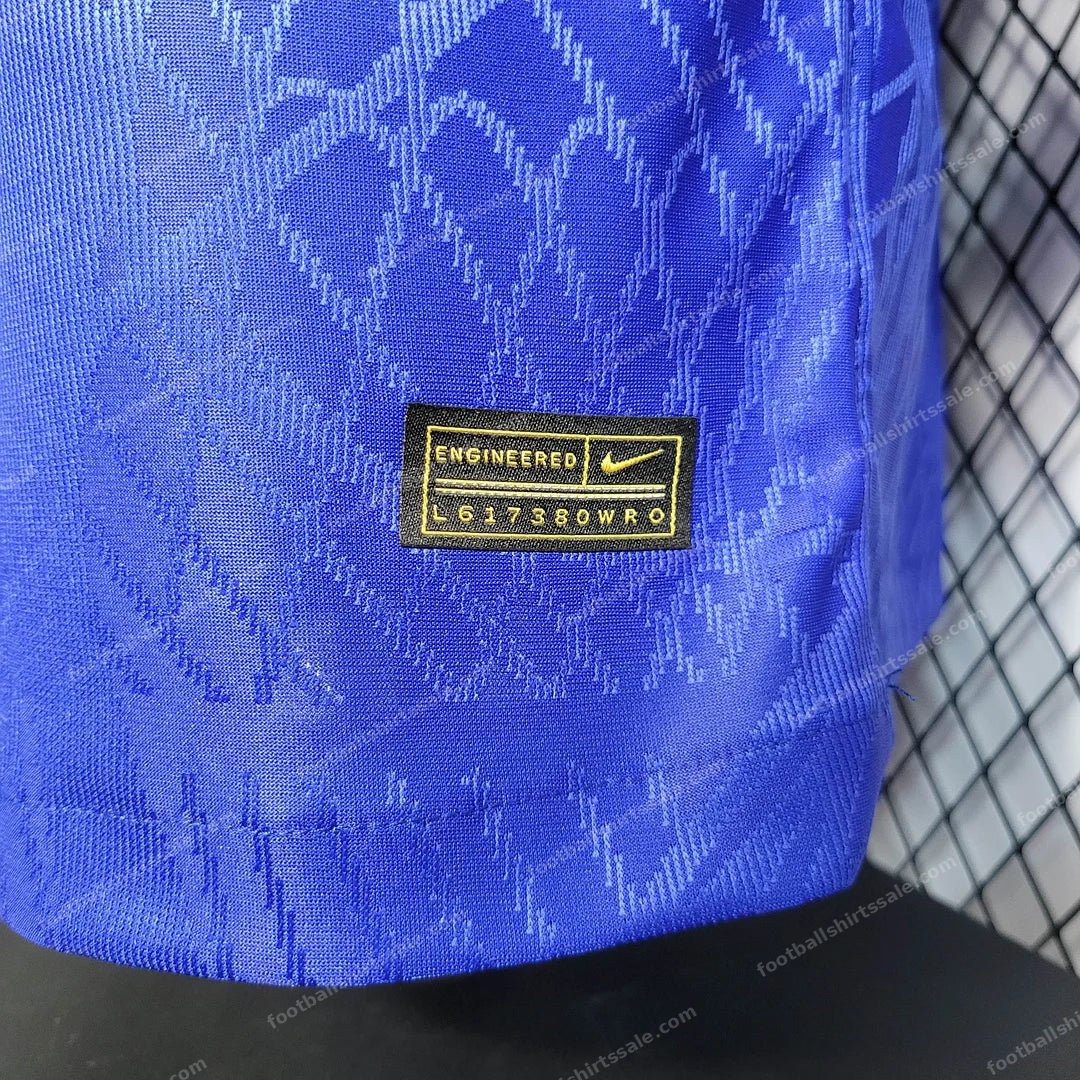 2022 World Cup Brazil Away Soccer Jersey – Player Version - Detail 6