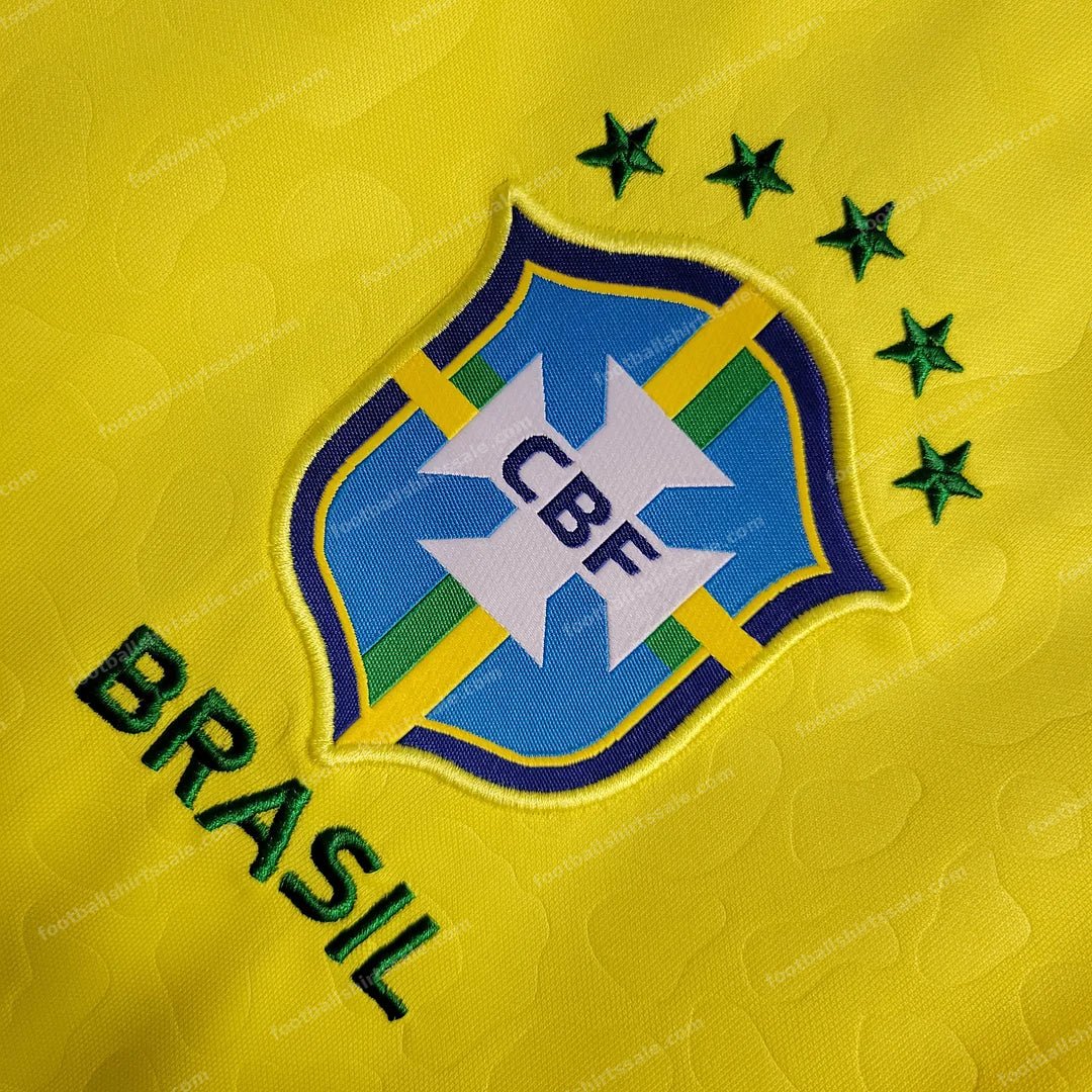 2022 World Cup Brazil Home Soccer Jersey - Detail 6