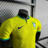 2022 World Cup Brazil Home Soccer Jersey – Player Version - Detail 5