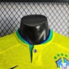 2022 World Cup Brazil Home Soccer Jersey – Player Version - Detail 7