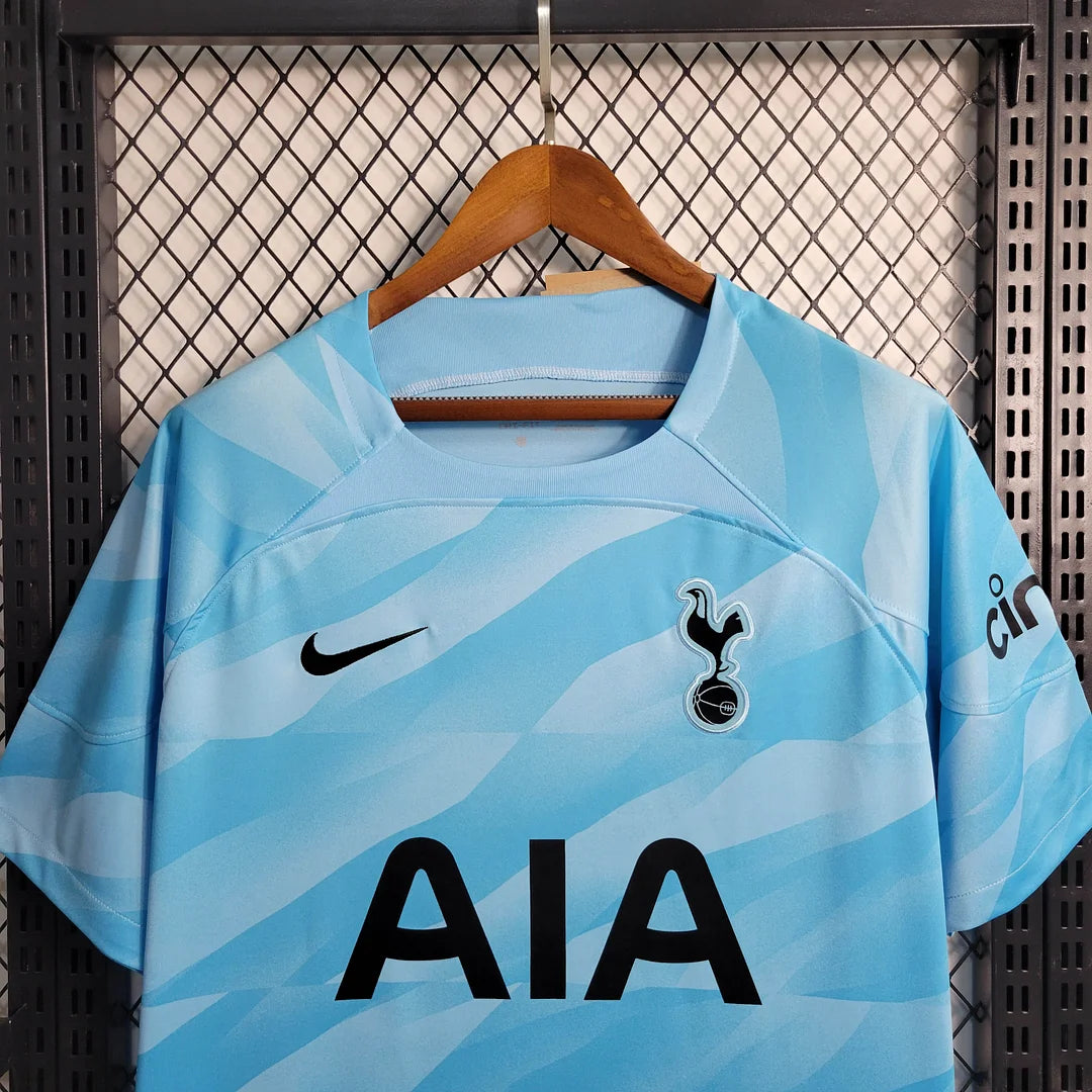 2023/2024 Tottenham Goalkeeper Blue Football Shirt - Image 4