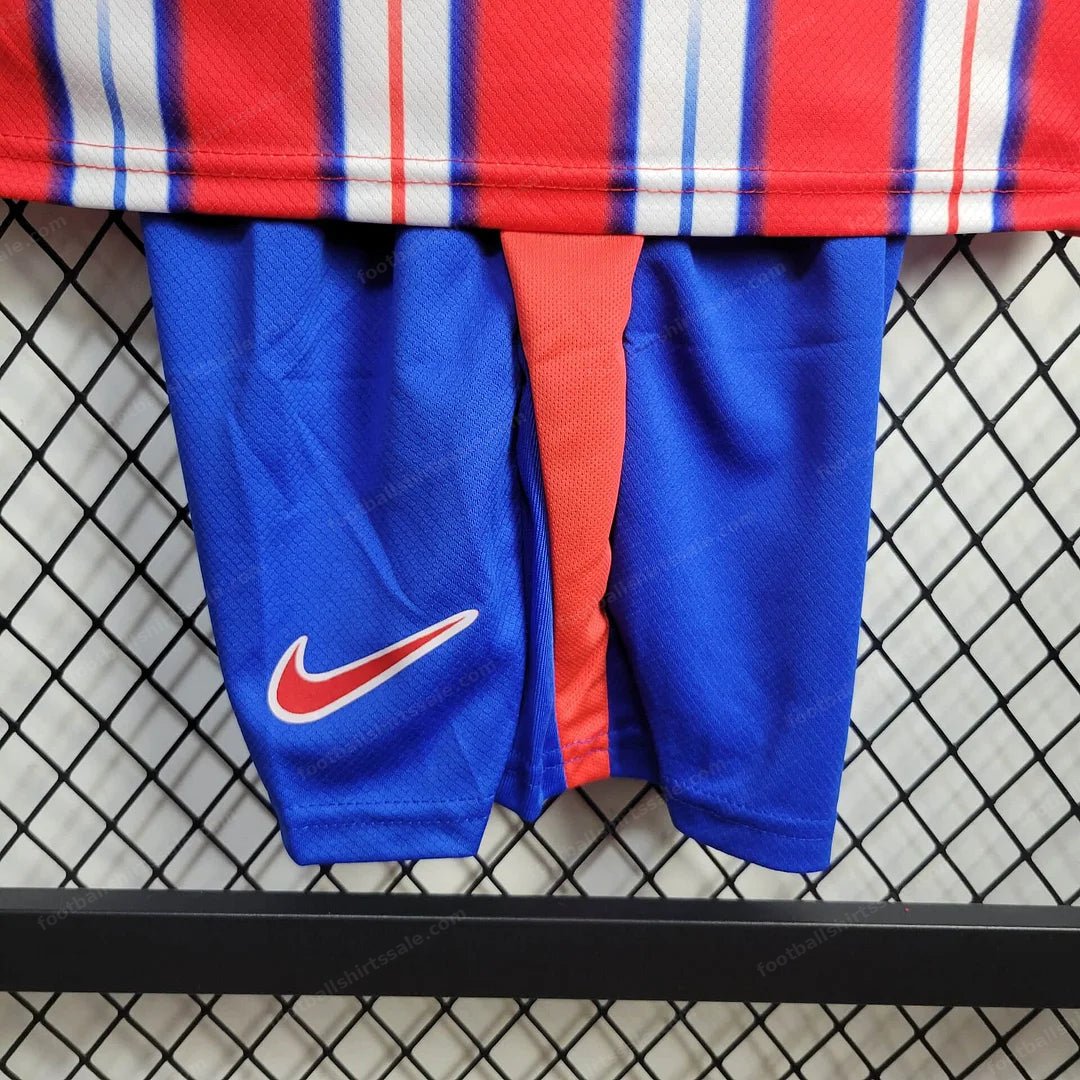2024/2025 Atletico Madrid Home Football Shirt Kids Size 1:1 Thai Quality - Detail 4