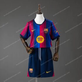 2026/2027 Barcelona Home Football Shirt Kids Size