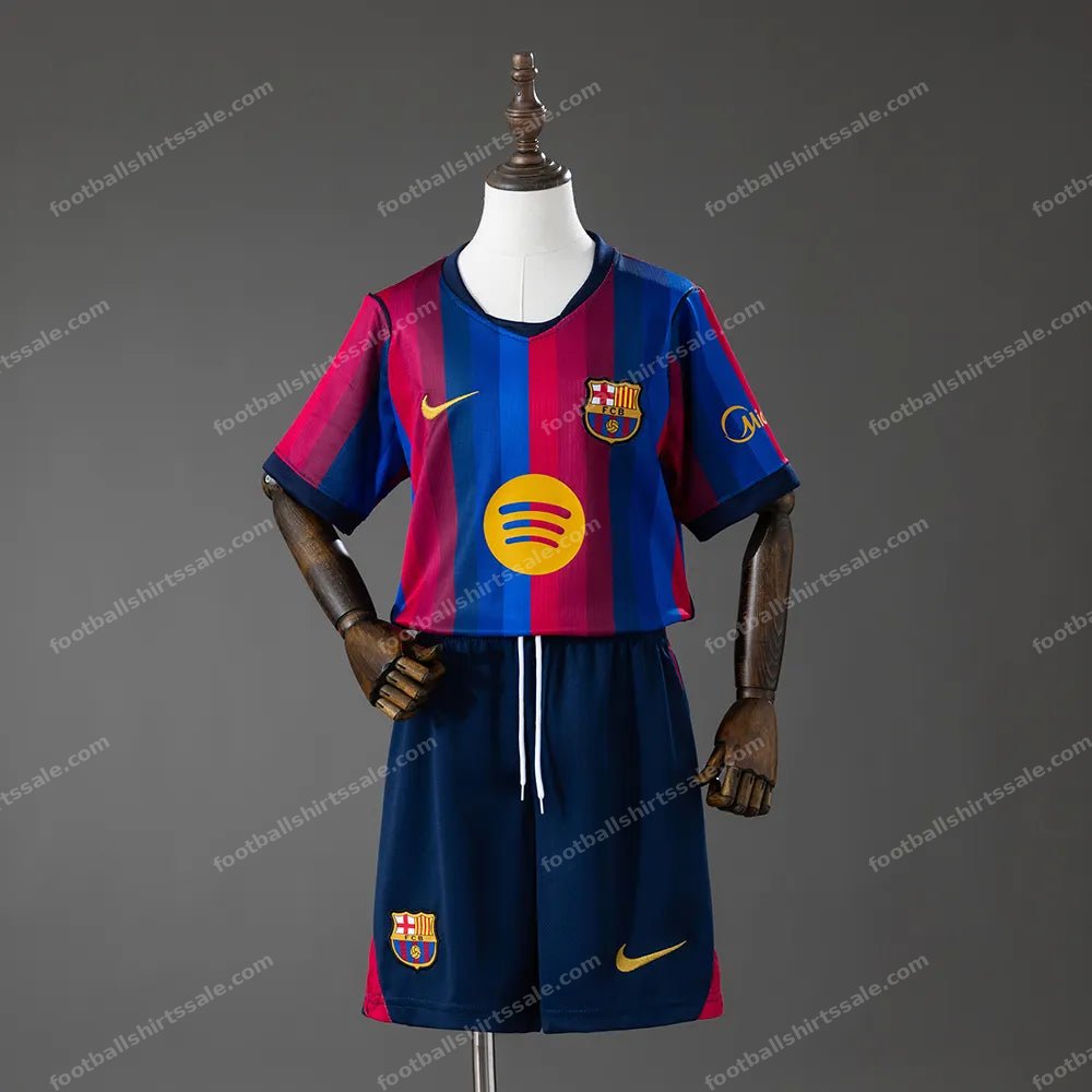 2026/2027 Barcelona Home Football Shirt Kids Size
